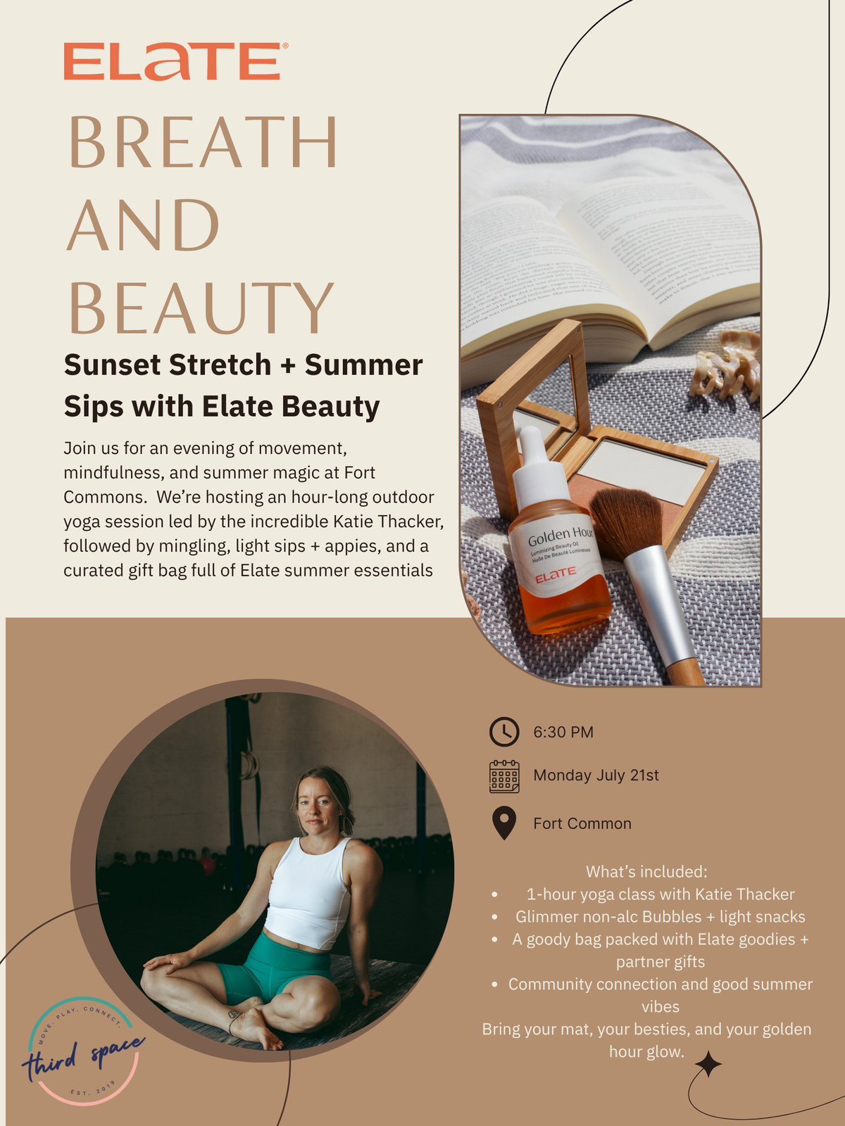 Breath and Beauty - MONDAY JULY 21 630pm - 830pm
