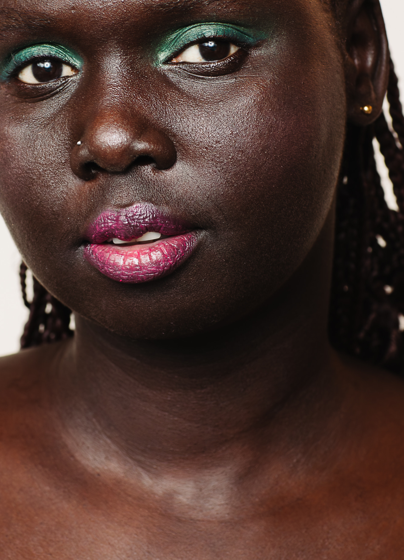 vegan cruelty free lipstick lip crayon +caption_Eliza is wearing Fierce #shade_Fierce_|_Hot_Pink